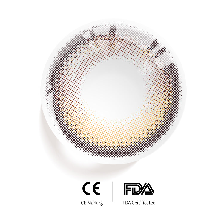 EYESFAV Hall Brown Colored Contact Lenses