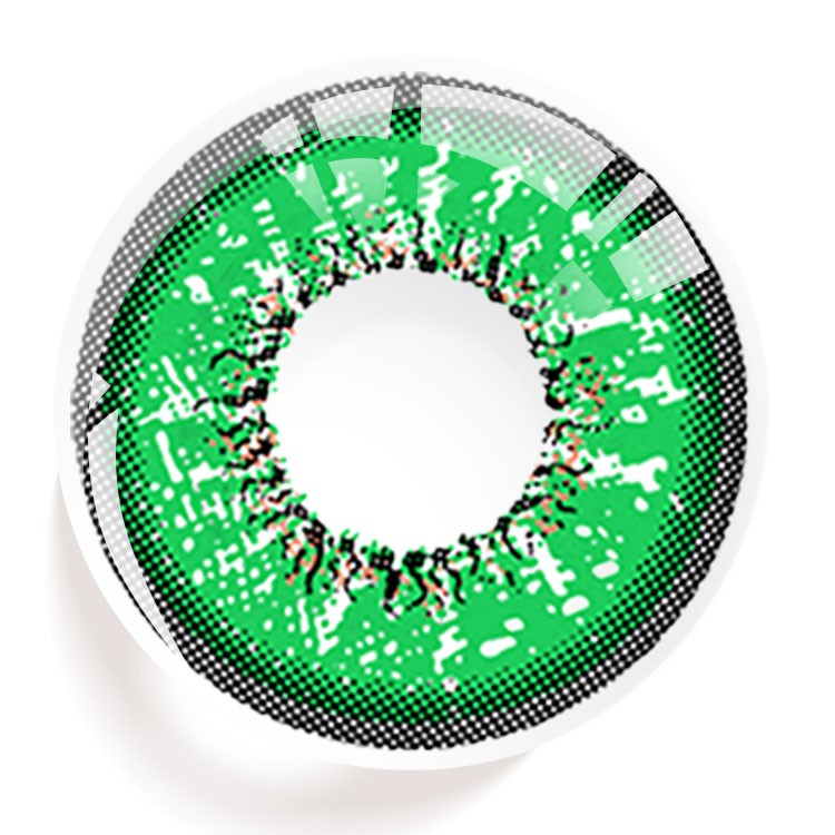 EYESFAV RIFT Green Contact Lenses