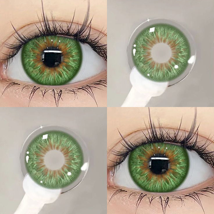 Lentes de contacto de color verde Fiesta 