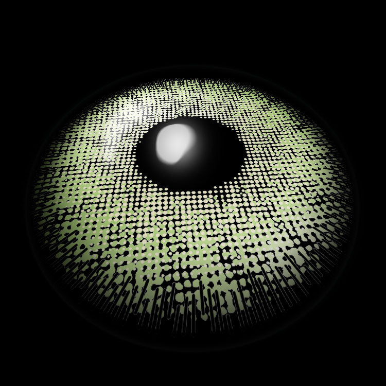 Ocean Green Colored Contact Lenses 3D Display