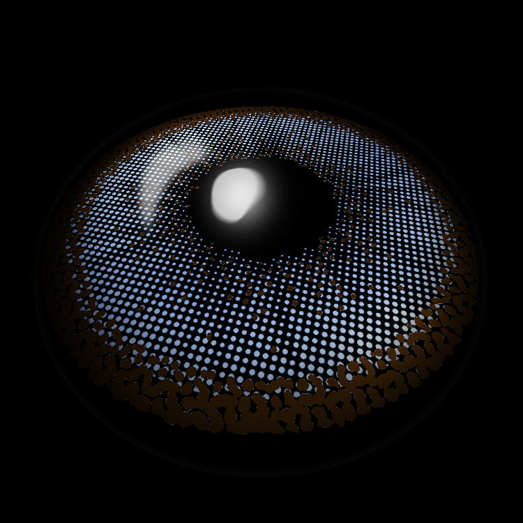 Topaz Purple Rarest Colored Contact Lenses 3D Display