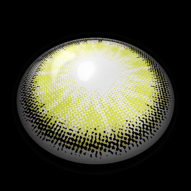 Iris Green Colored Contact Lenses 3D Display