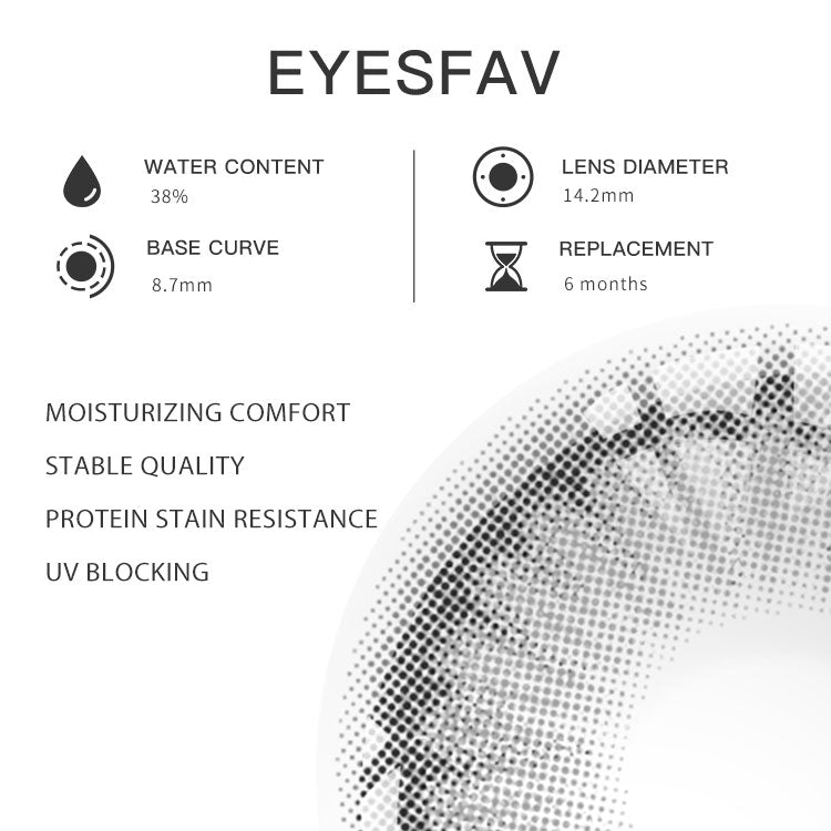 Eyesfav  Flora Gray Colored Contact Lenses